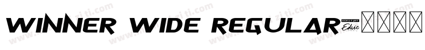 Winner Wide Regular字体转换